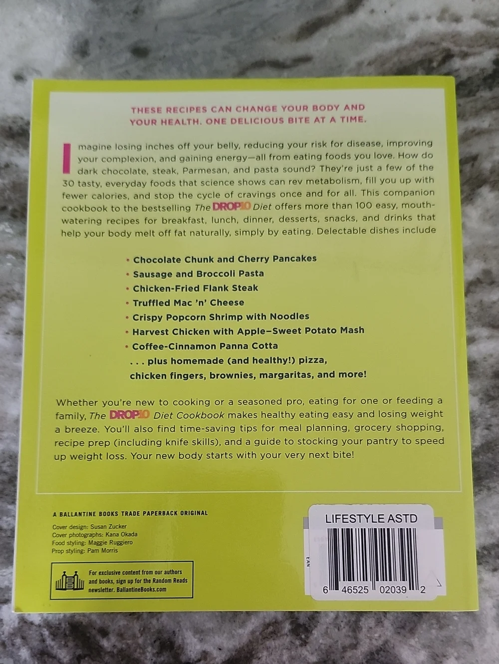 The Drop 10 Diet Cookbook by Lucy Danziger